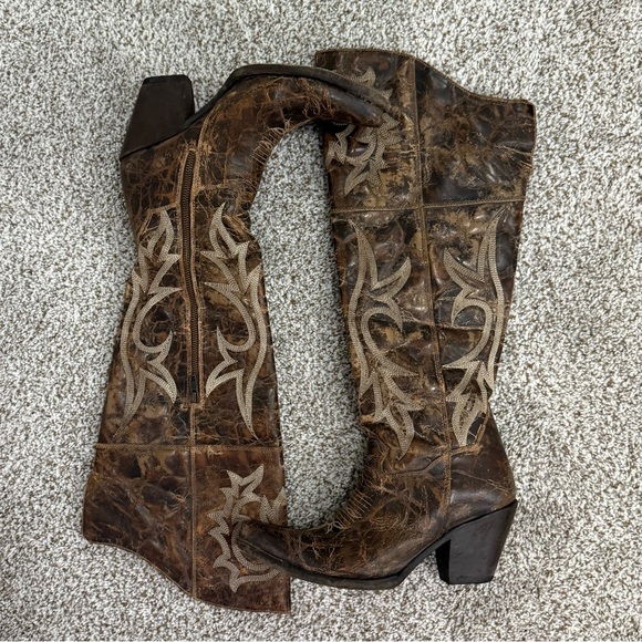 Dan Post Jilted Knee High Western Boots - Picture 5 of 7